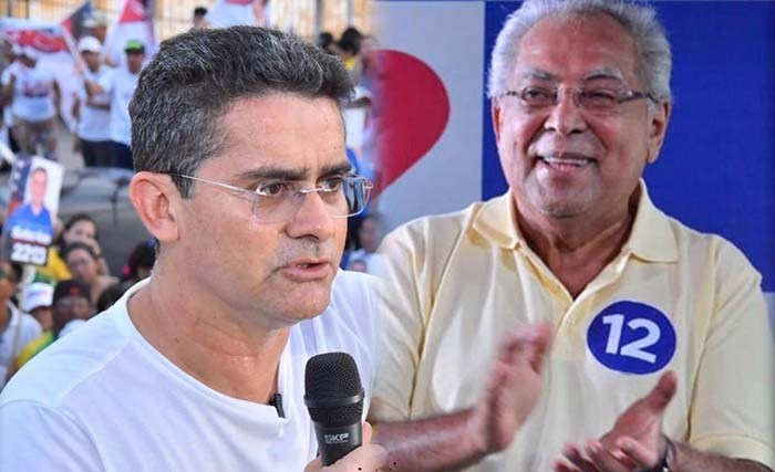 Pesquisa Rede Amazônica para 2º turno em Manaus, votos válidos: David Almeida 52%; Amazonino Mendes, 48%