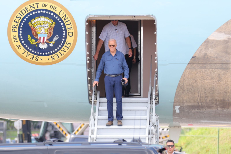 Biden faz visita história a Manaus